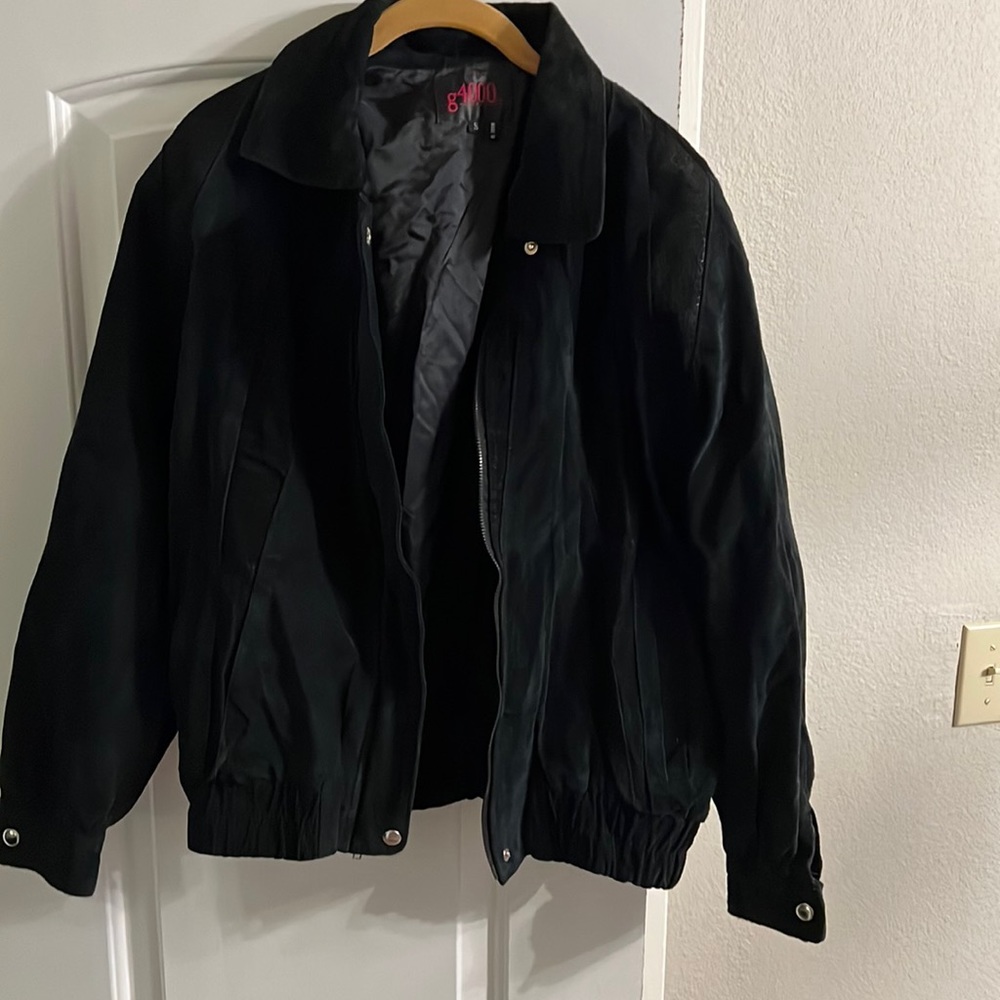 G4000 suede bomber